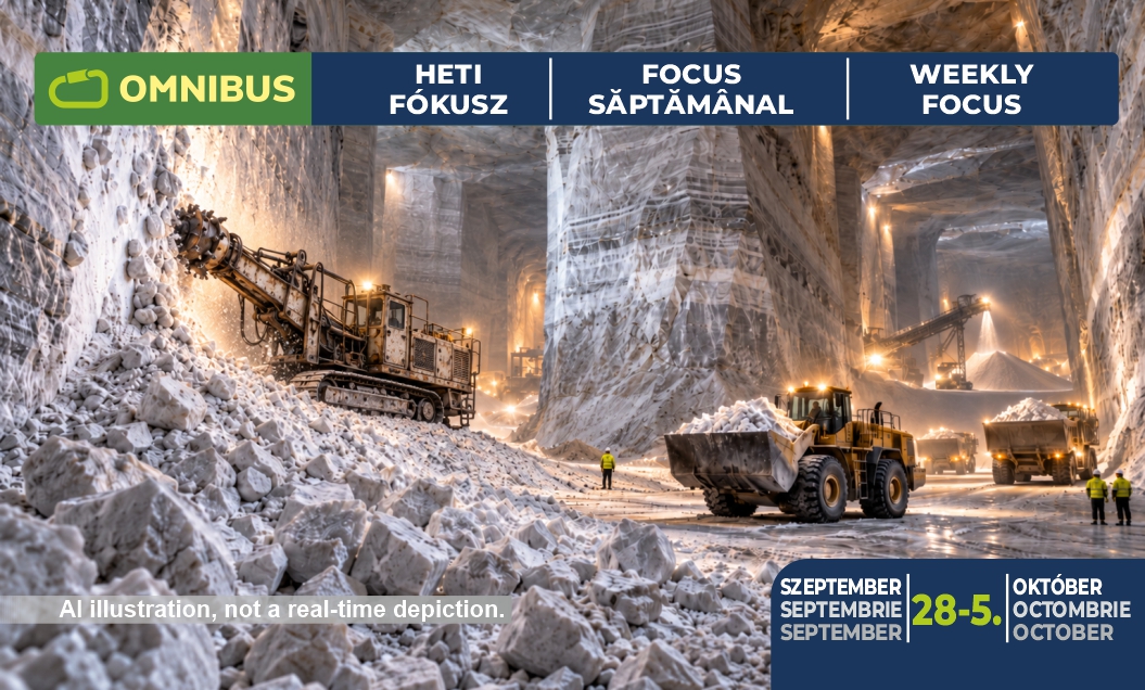 Omnibus Heti Fókusz: Sóbánya fejlesztés, 5,35-ös euró, CAEN-haladék és akár 250 ezer lej vállalkozásindításra | Szeptember 28. – október 5.